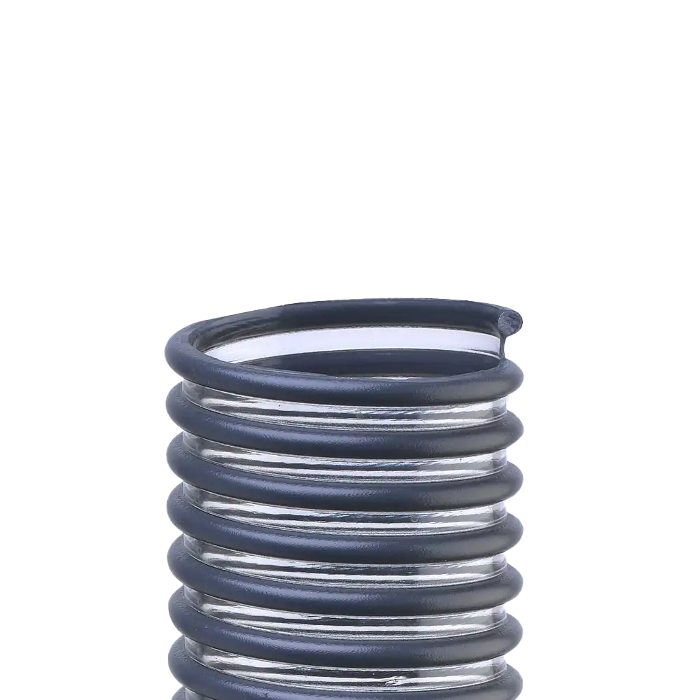 لوله خرطومی ارت دار مشکی شفاف EOLO PU ESTER BASED (DN102)
