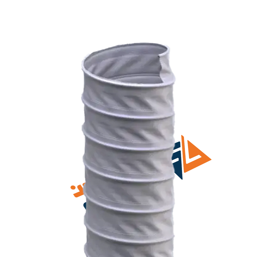 لوله خرطومی هواکش فنردار طوسی برزنتی EOLO THERMO RESISTENTE (DN300)
