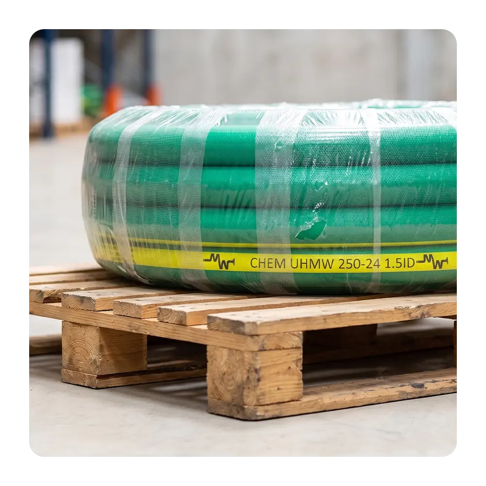 شیلنگ فنردار شیمیایی UHMWP (1.1/2 اینچ بار)