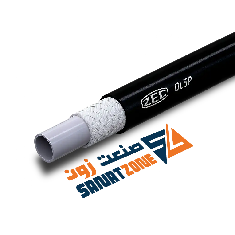 شیلنگ ترموپلاستیک یک لا نخ داخل تفلون ZEC ol5p (70 بار 3/8 اینچ)