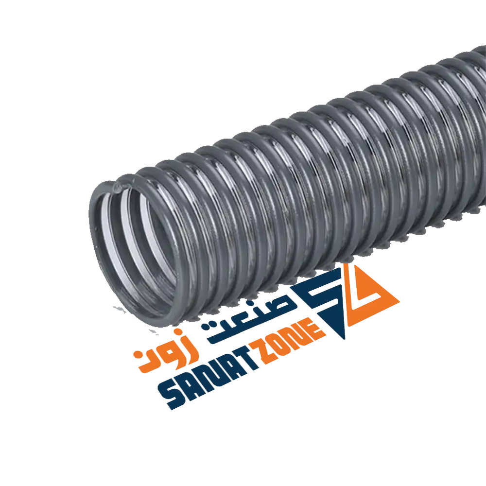 لوله خرطومی ارت دار مشکی ZEUS PU EST (DN102)