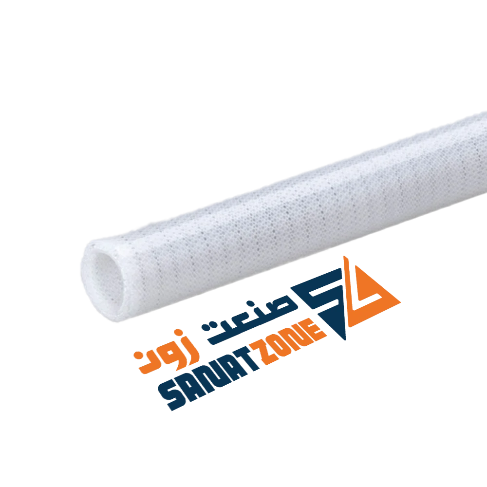 لوله خرطومی فنردار سفید داخل سفید SIL-LIFE W (Dn40)